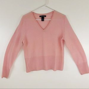 100% Cashmere V-neck sweater